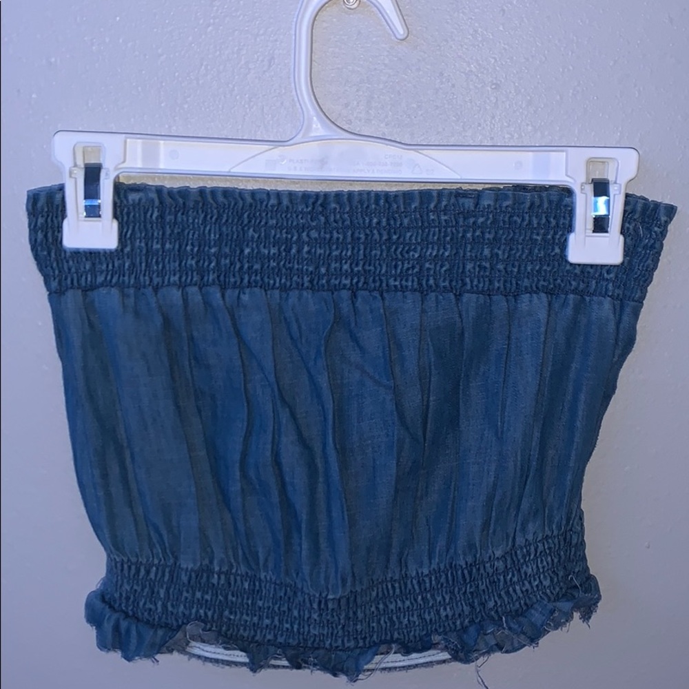 Gap girls denim tube top